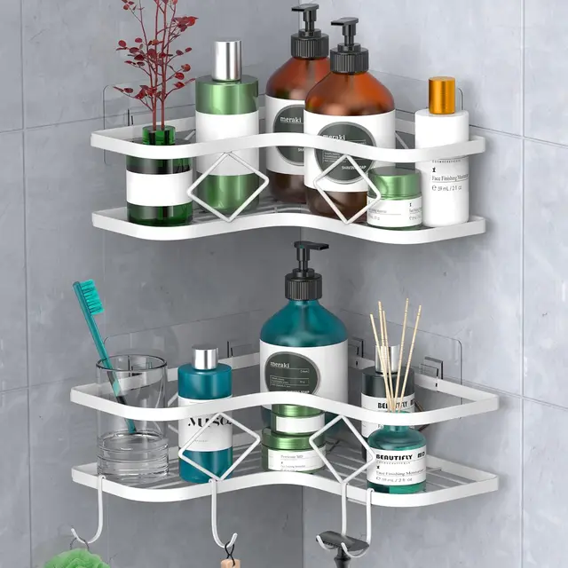 New Arrival Shower caddy  Bathroom Storage Rack Kitchen Wall Mounted Storage Organizer