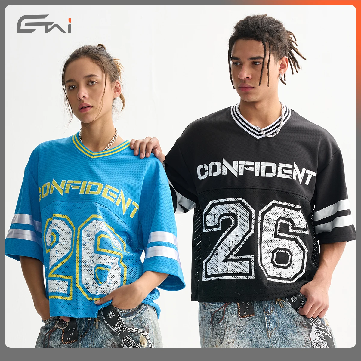 100% Polyester Custom Logo Color T Shirts Sports Wear Boxy Basketball Baseball Football Soccer Retro Mesh Jersey Tshirt for Men