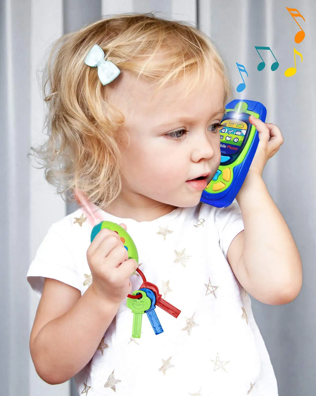 Детские развивающие игрушки/имитация электрического пульта дистанционного управления с подсветкой и музыкой, обучающие игрушки для дошкольников