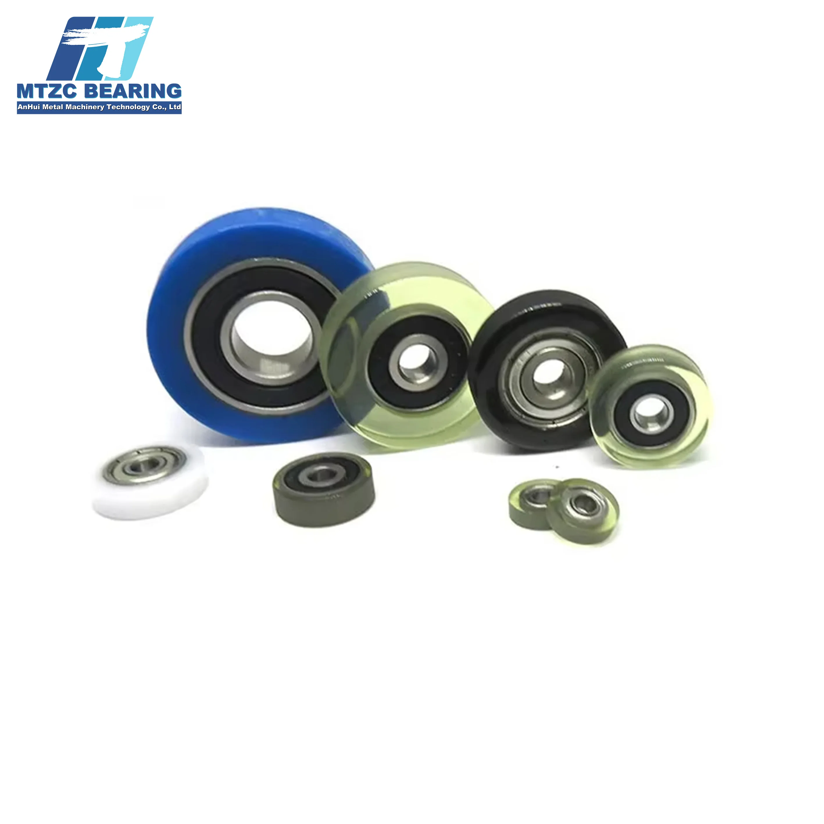 MTZC Low Friction Bearing 3*10*3MM Rubber Wheels 683 Polyurethane POM Nylon PU Plastic Rubber Coated Bearing