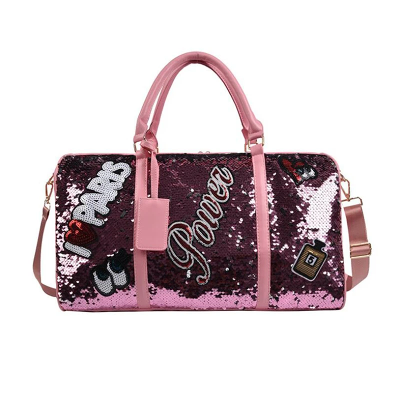 Gym Bag Sequin Weekender Bag Shop Sequin Weekender Bag In Black