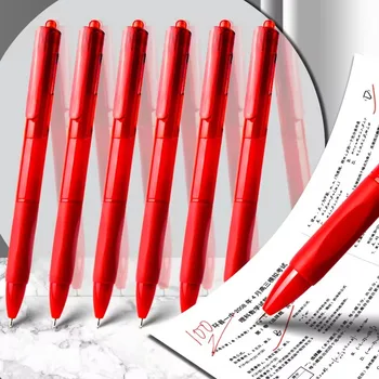Wholesale Red Gel Pens: Quick-Drying ST Press Pen with 0.5mm Tip, Ideal for School & Office Use