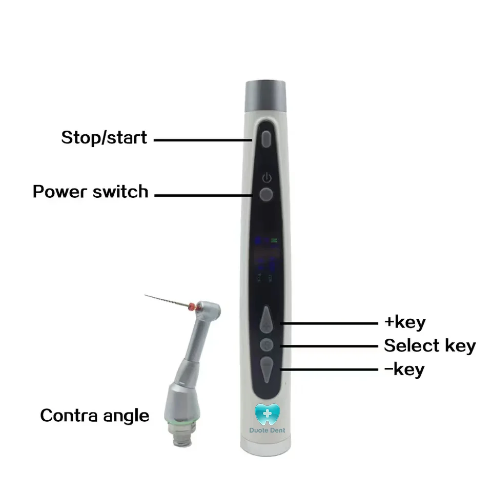 16:1 угловой Эндодонтический эндо-моторный, стоматологический беспроводной светодиодный эндомотор