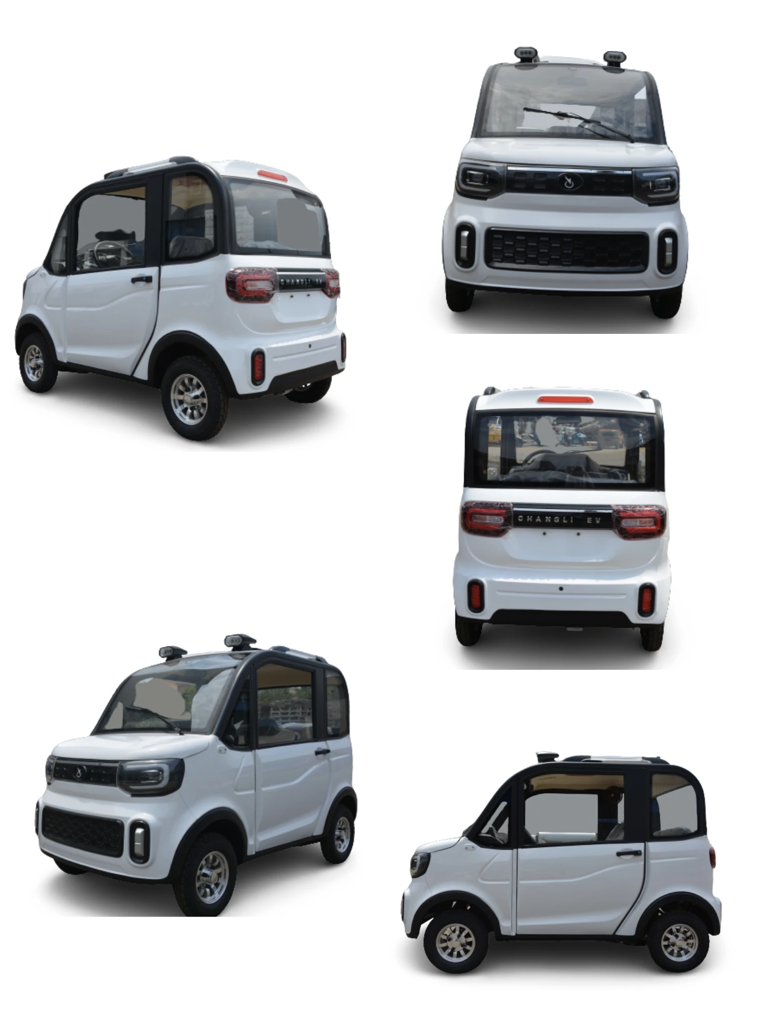 2022 Chang Li 4 Wheel New Solar Ev Cars Mini Electric Car Made In China