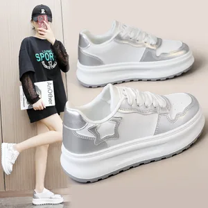 ZY1813 Wholesale Custom Logo Student Thick-Soled Shoes Women's Street Style Casual Running Sneakers