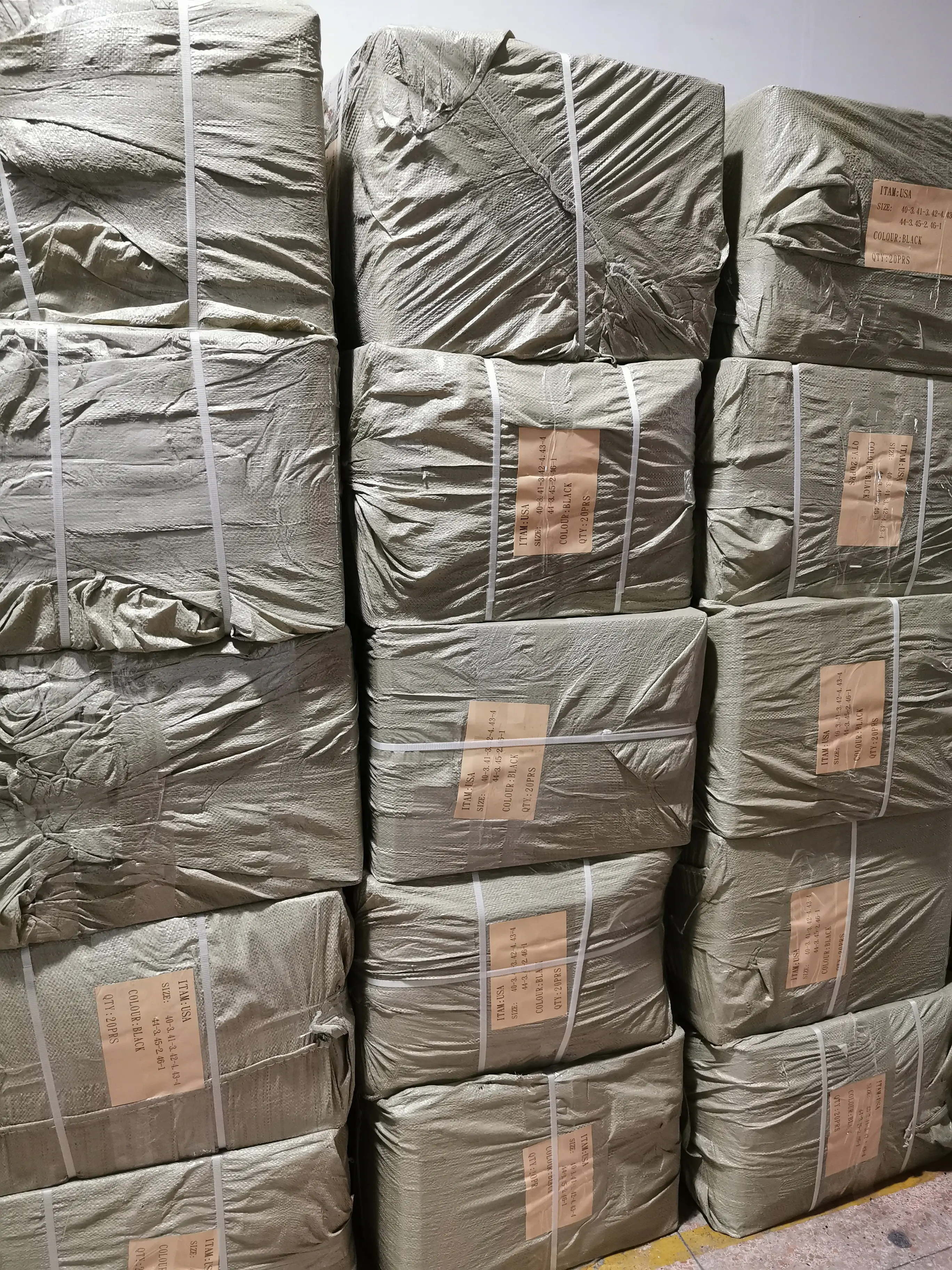 Packaging & shipping specifications