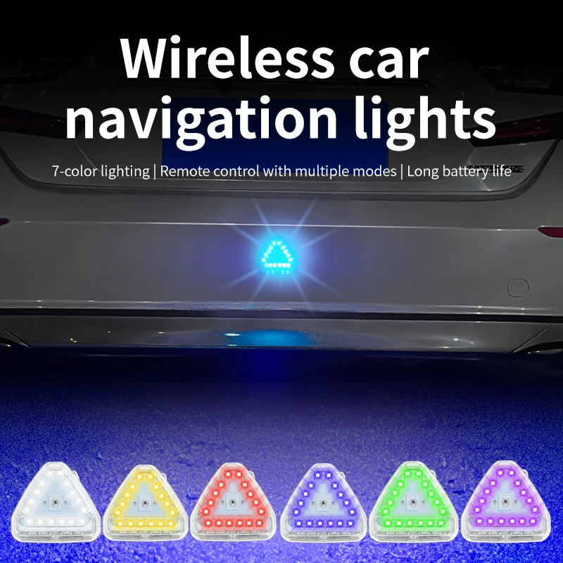 PIFOOG 6PCS Wireless LED Strobe Lights With Remote Control Anti
