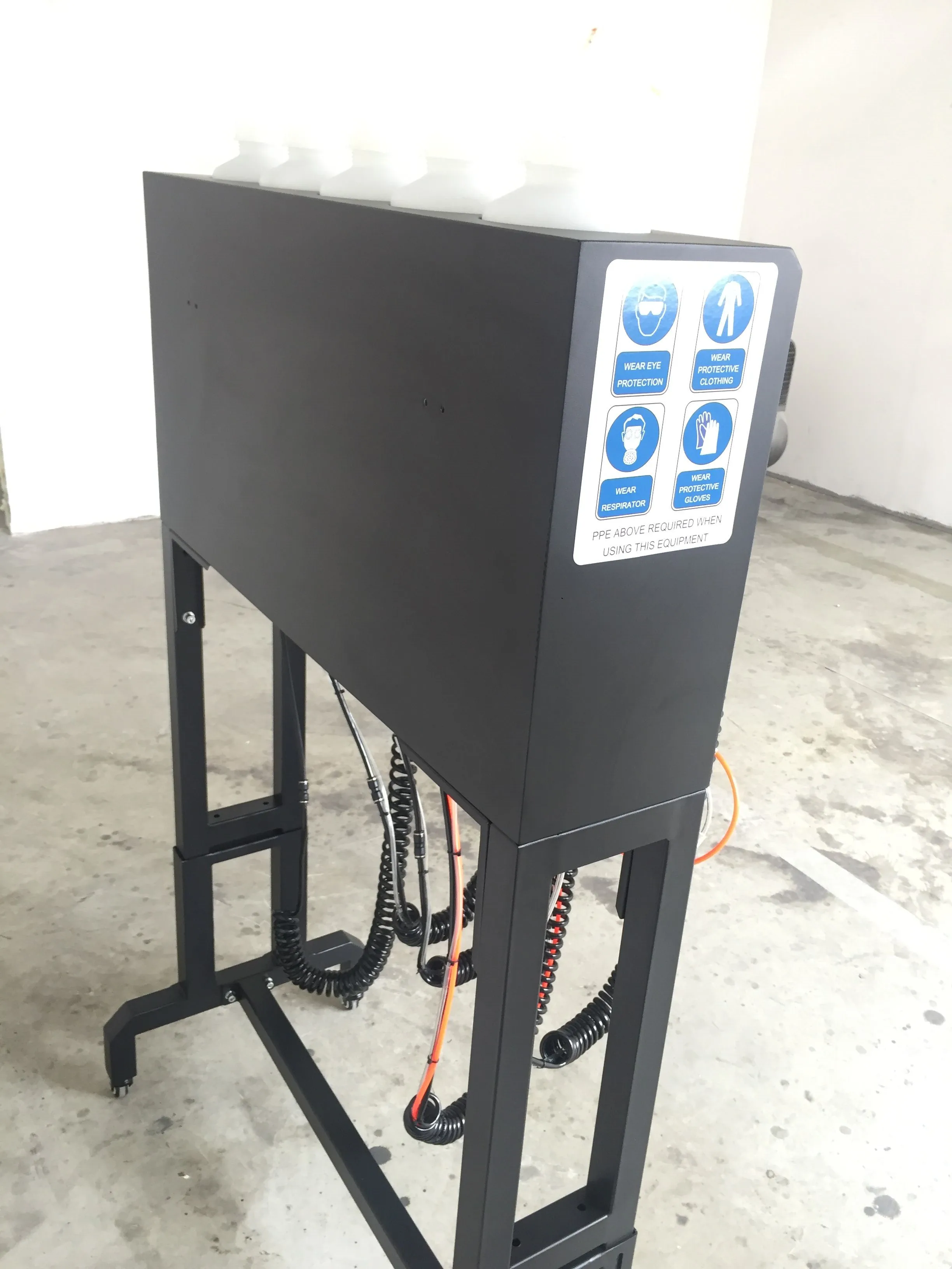 3L Capacity Liquid Image NO. LYH-CPSM120-2 Silver Spray Chrome Plating System Machine