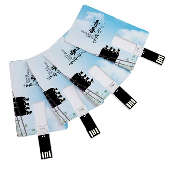Wholesale Custom Logo Metal Business Credit Card USB 3.0 4GB 8GB 16GB USB Flash Drive 8GB Blank Usb Card 32 gb