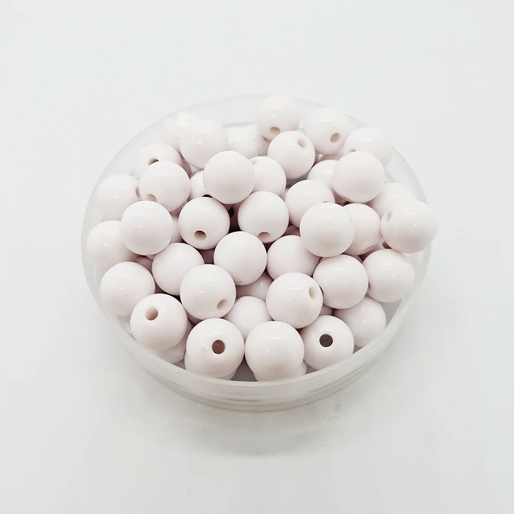 Wholesale 10mm 900pcs/bag Heishi Colorful Loose Bead Round Acrylic Beads For DIY Jewelry Bracelet Necklace Making