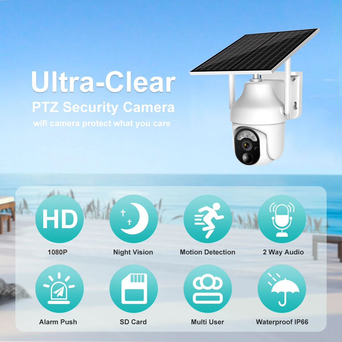 Ubox S70 New Design Solar Camera 4g Wifi 3mp 4mp Indoor Use Night