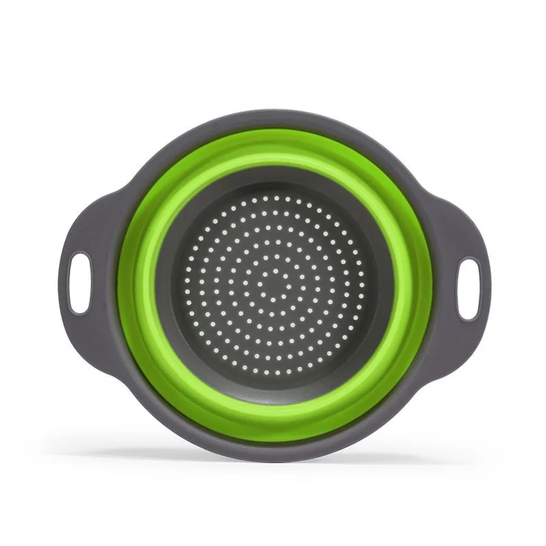 Термостойкий дуршлаг с зажимом, ситечко для чая, большая силиконовая корзина для кухонной раковины