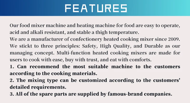 High quality small candy making machine nougat candy machine steam jacket brew kettle manufacture wholesale