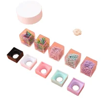 LANTIAN Factory Wholesale Office School  Hot selling colorful thumbtacks paper clips Magnetism box