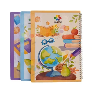 Professional Factory Produce Custom Design School Notebook  21x29.7cm 80/100/120Sheets Hardcover Arabic Notebook
