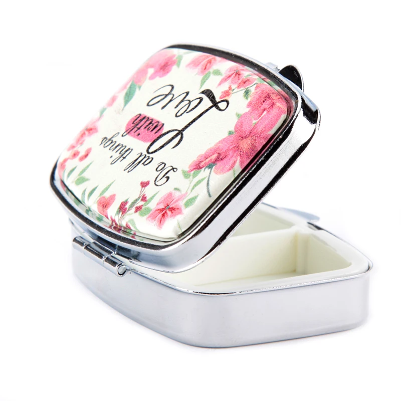 Пустая коробка для таблеток с логотипом на заказ