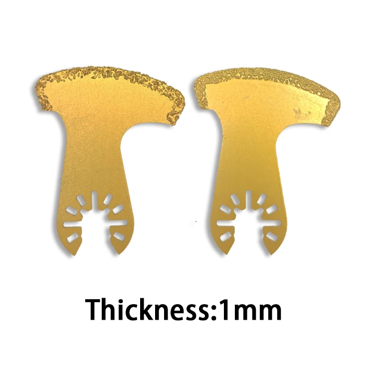 Oscillating Tool Diamond Oscillating Blades for Polishing Cement Grit Grinding and Grout Removal and Ceramic Tile - Multi Tool
