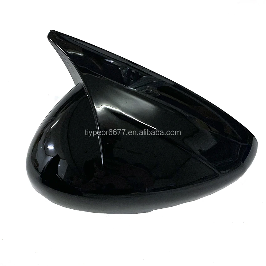 product for peugeot 208 308 508 2008 gloss black ox horn tiypeor side rearview mirror cover caps tiypeor-7