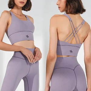 OEM Custom Women's Plus Size Yoga Fitness Gym Clothing Set Breathable Lightweight Front Logo Matching