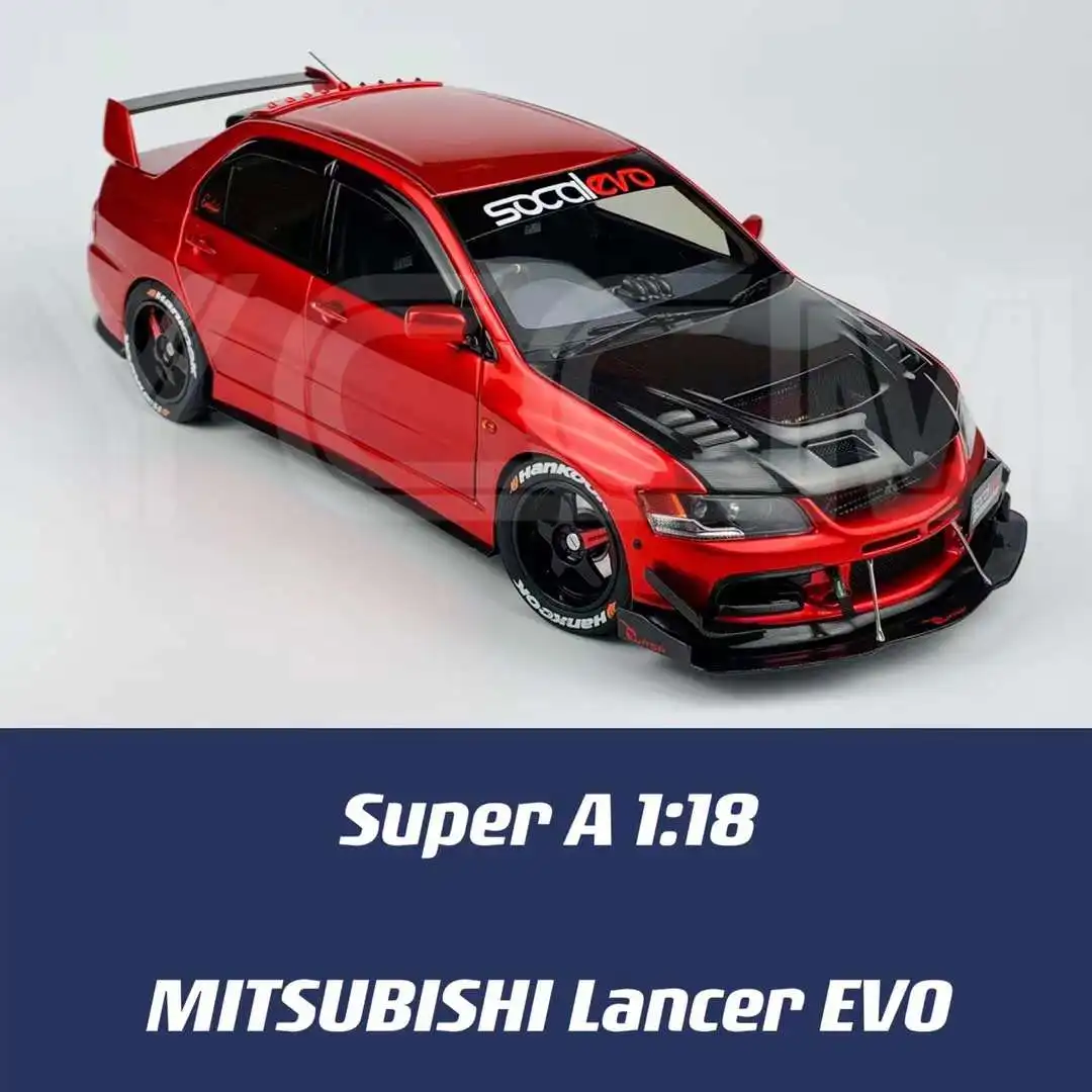 Super A Mitsubishi Evo 9th Generation Modified Limited Edition Right Drive  1/18 Alloy Full-open Car Model - Buy Super A,Diecast Model Car,1 18 Model  Car Toy Children Product on 