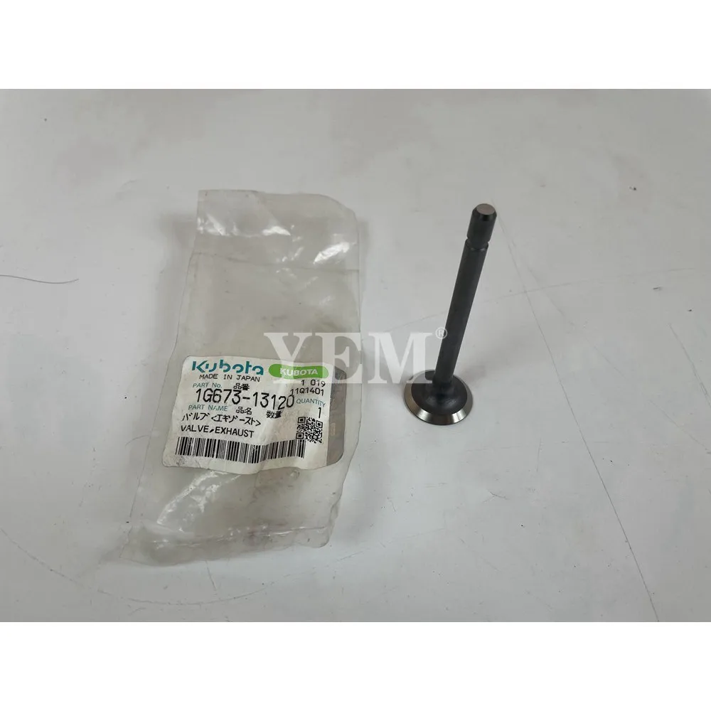 Best Quality Exhaust Valve for Kubota 1G673-13120 D1005 D1105 D905 V1205 V1505 V1305.