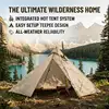 Khaki outer tent
