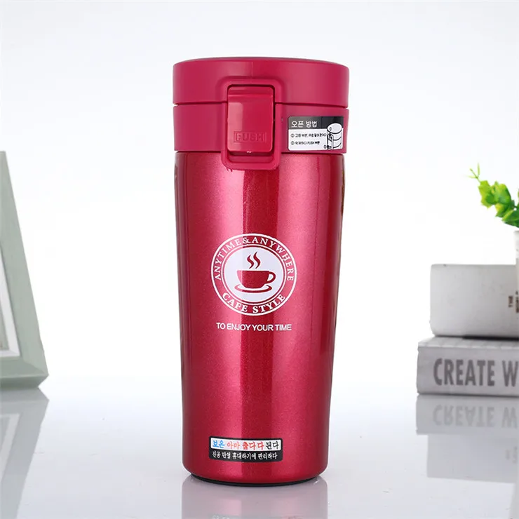 Coffee Mug Vacuum Flask Fashion Premium Thermos Stainless Steel Travel Mugs