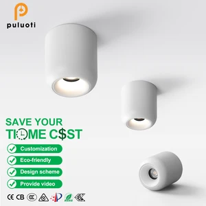 Custom Made ETL Certified Modern LED Surface Spot Light Warm White Ceiling Light Spotlights for Office Living Room Hotel Reading