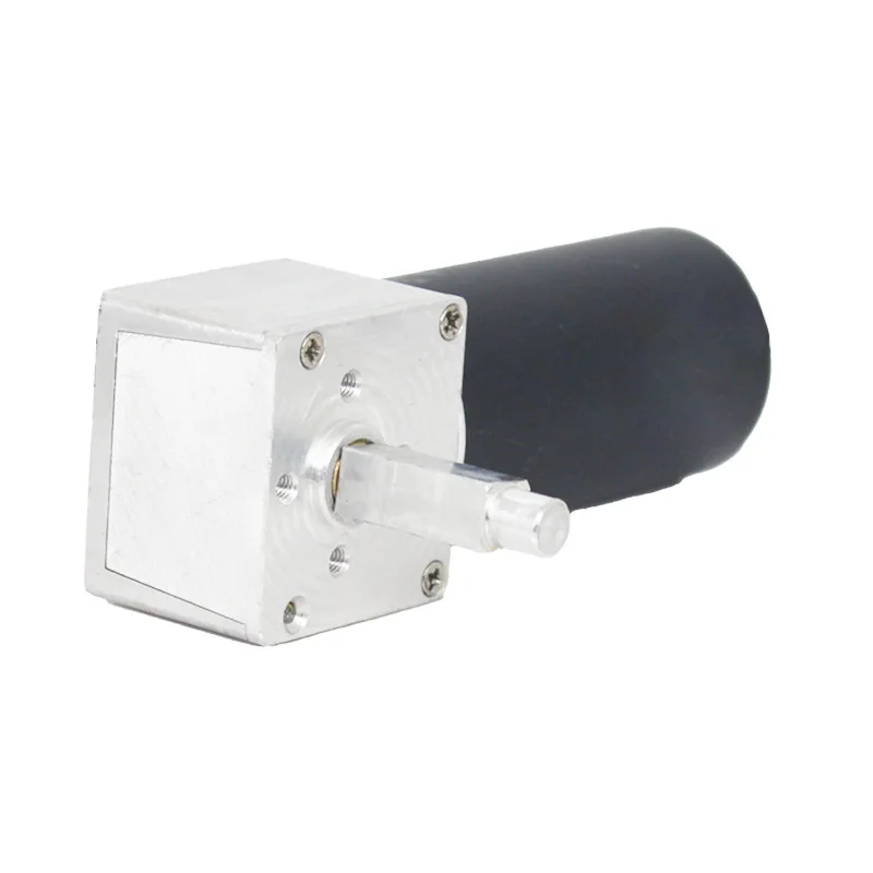 DC12V High Torque Turbine Worm Geared Motor with 8mm Shaft 60RPM Brushless Geared Motor with Wire for Electric Fireplace