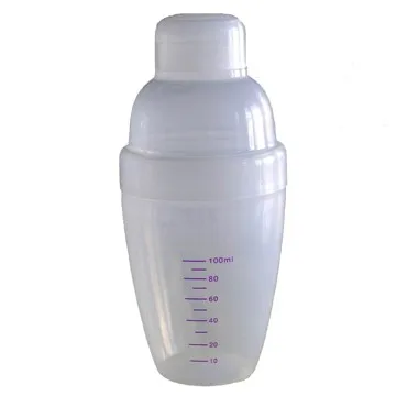 Hand-operated Plastic Cocktail Shaker Milk Tea Mixing Cup With