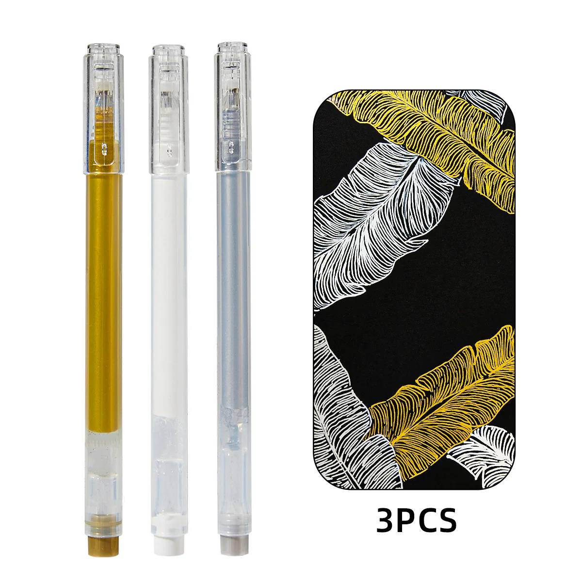 Classic 0.5mm Gel Ink Pens Bright White Pen Highlight Markers Color Highlighting_voghion.com