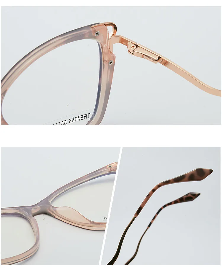 Wholesale Eyeglass Frames Metal Cat Eye Vintage Eyeglasses Frames