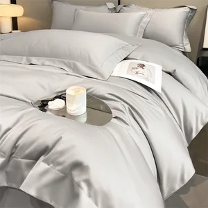 2026 New Arrival Eucalyptus Bedding Set Sheets Cool Touch Lyocell Tencel  Fabric Duvet Cover Bedding Sheet Sets