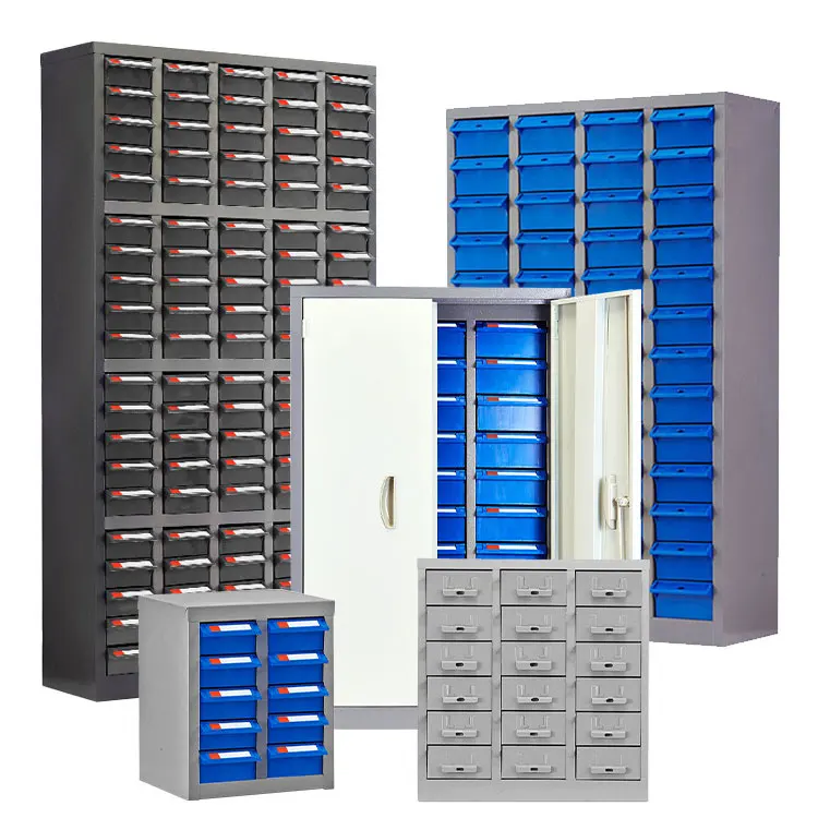 Repair Set Index Card Modern Workshop Steel Metal Mechanic Chest Garage Storage Tool Plastic Drawer Filing Spare Parts Cabinet