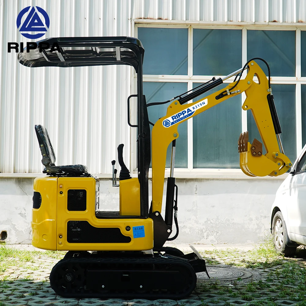 Rippa Home Use Small Excavation Machine Cheapest Crawler Micro Excavator Mini Digger for Sale