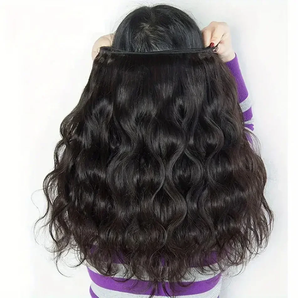 Pacotes de cabelo humano brasileiro com ondas corporais para mulheres cor natural_voghion.com