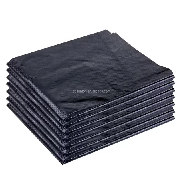 50 Gallon 3 Mil Heavy Duty Contractor Clean-up Top Wave Trash Bag easy Tie Garbage Bag high Quality
