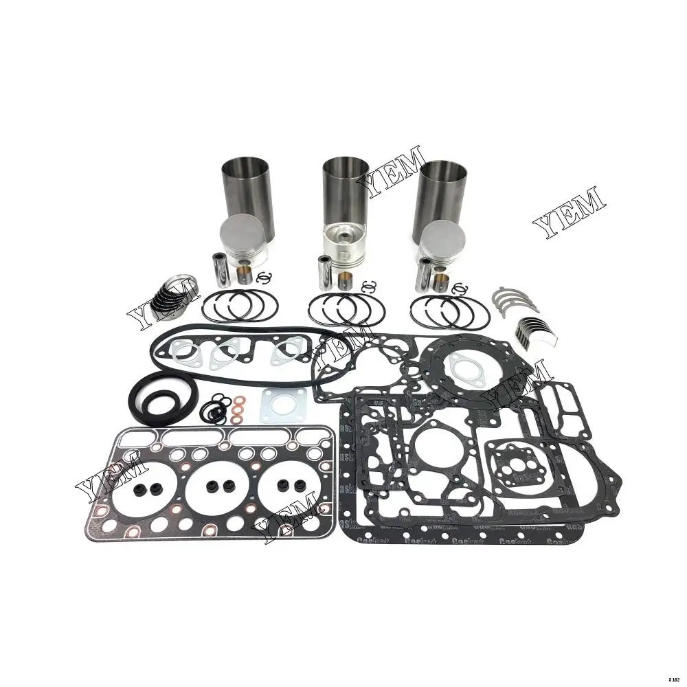 D1302 Repair Kit With Head Gasket Set Cylinder Piston Rings Liner Bearings for Kubota