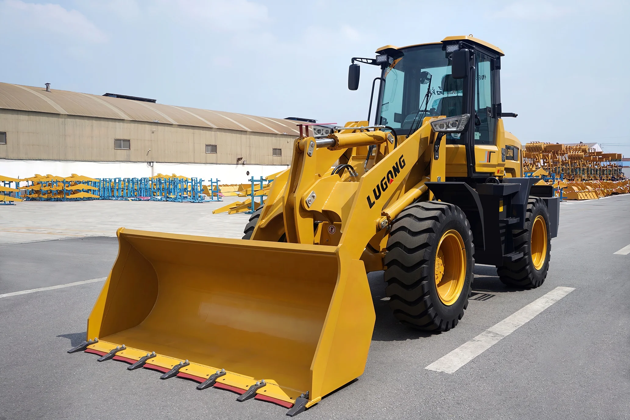 LUGONG LG940 China Multi Function Articulated Mini Wheel Loader Price Front Loader with Yuchai Engine