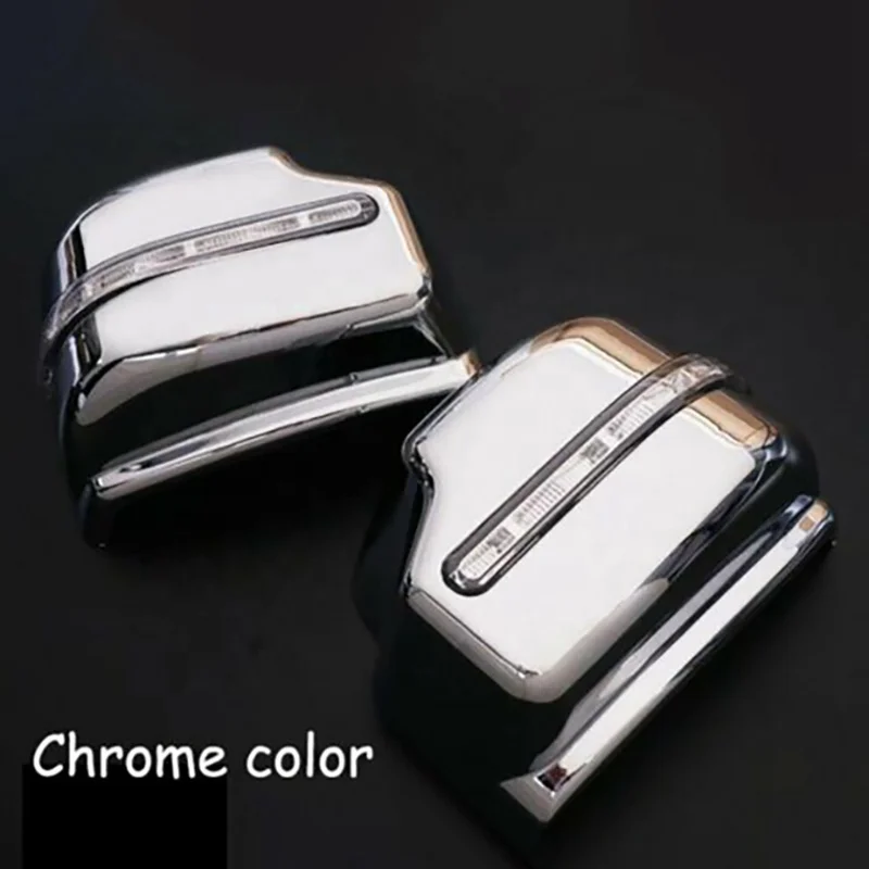 OVOVS Side Wing Mirror Cover Shell Car Rear View Mirror Cover with Turn Signal Light for Suzuki Jimny JB74 JB64