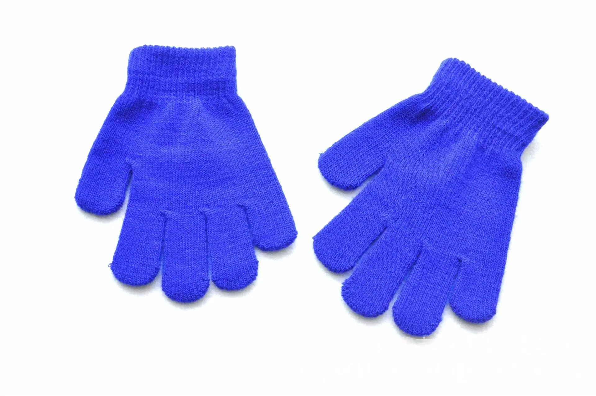 Gants Magiques D'hiver Pour Enfants 3-5 Ans - Mitaines Tricotées à Rabat, Motif Poussin, Vert
