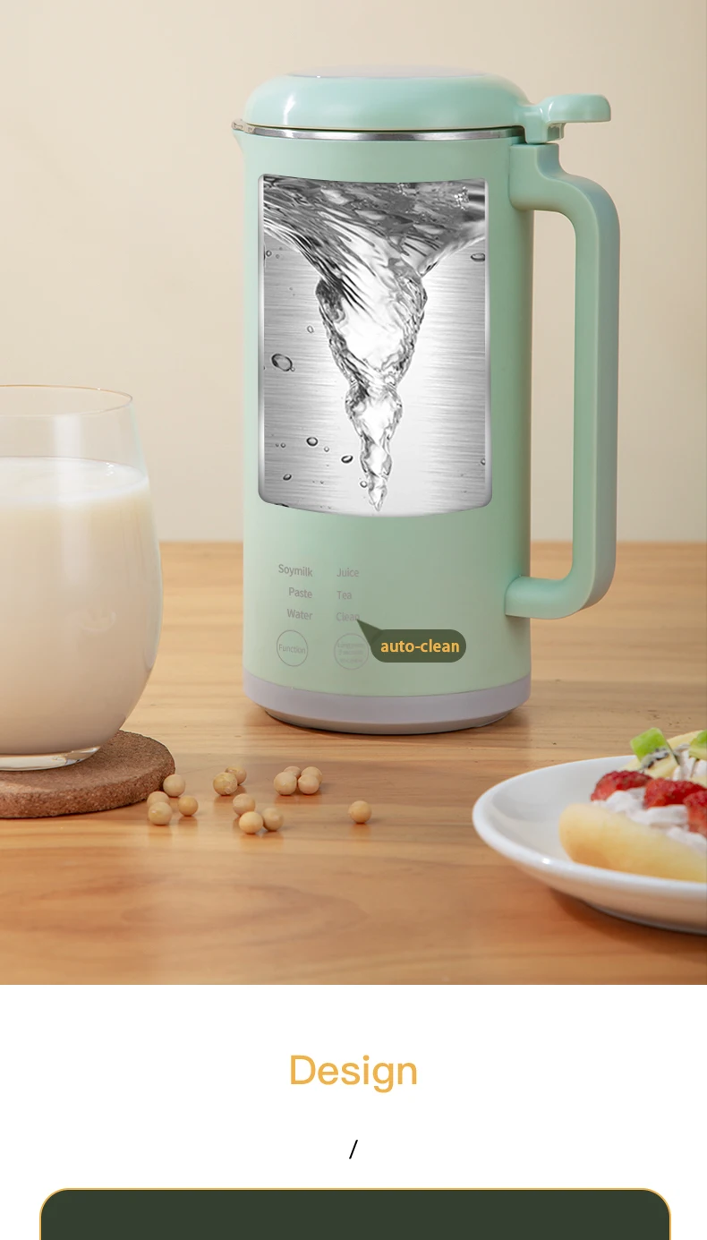 Automatic Soy Milk Maker Portable Mini Soy Bean Milk Maker Stainless