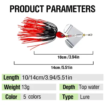 New Drop Shaped Lead Hook in Stock 13g Metal OPP Bag 3D Eyes 13g Artificial Skirt Lure Spinner Baits for River Fishing 5 Colors – Metal Jig – view 4