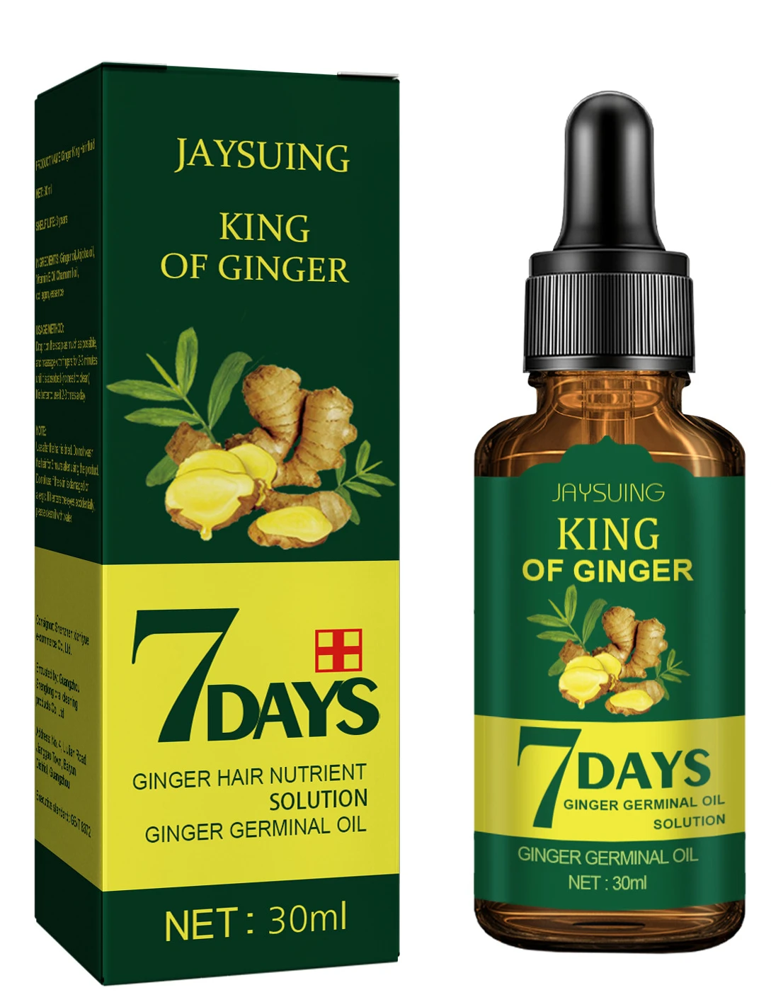 7 Days Hair Treatment Nuriten Solution Ginger Hair-loss Prevention Hair ...