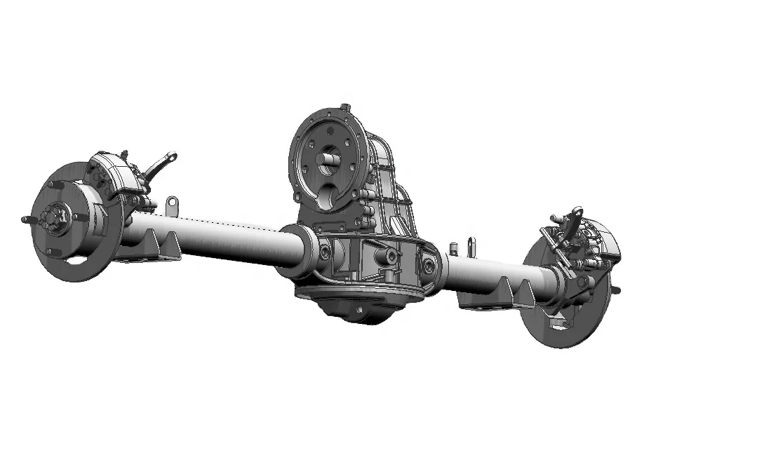 Integrate Chain Drive Rear Axle With Differential for Electric Golf Cart