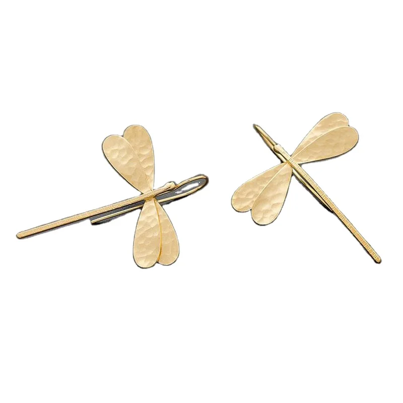 Minimalist 3D Dragonfly Drop Earrings Women Fashion Long Earrings Female Party Wedding Jewelry Exquisite Accessories