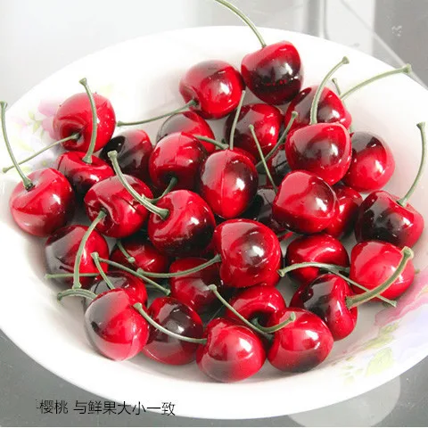 Colorful Artificial Decorative Plastic Fruit Grape Apple Banana Mango for Indoor Decoration