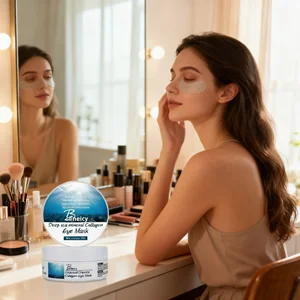 Wholesale Private Label Organic Retinol Moisturizing Dark Circles Anti-Wrinkle Anti-Puffiness Hydrogel Sheet Eye Patches 60 Pcs