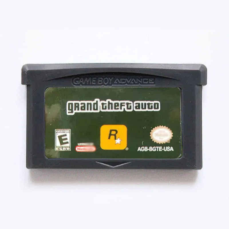GameBoy Advance Flash Cartridge Grand Theft Auto GBA for SNES Games
