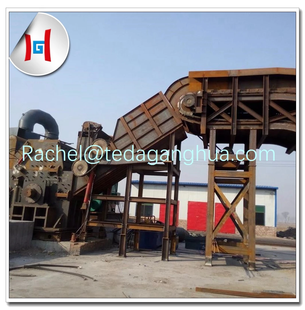Cast Iron Recycling Machine Hummer Waste Bicycles Scrap Metal Crusher